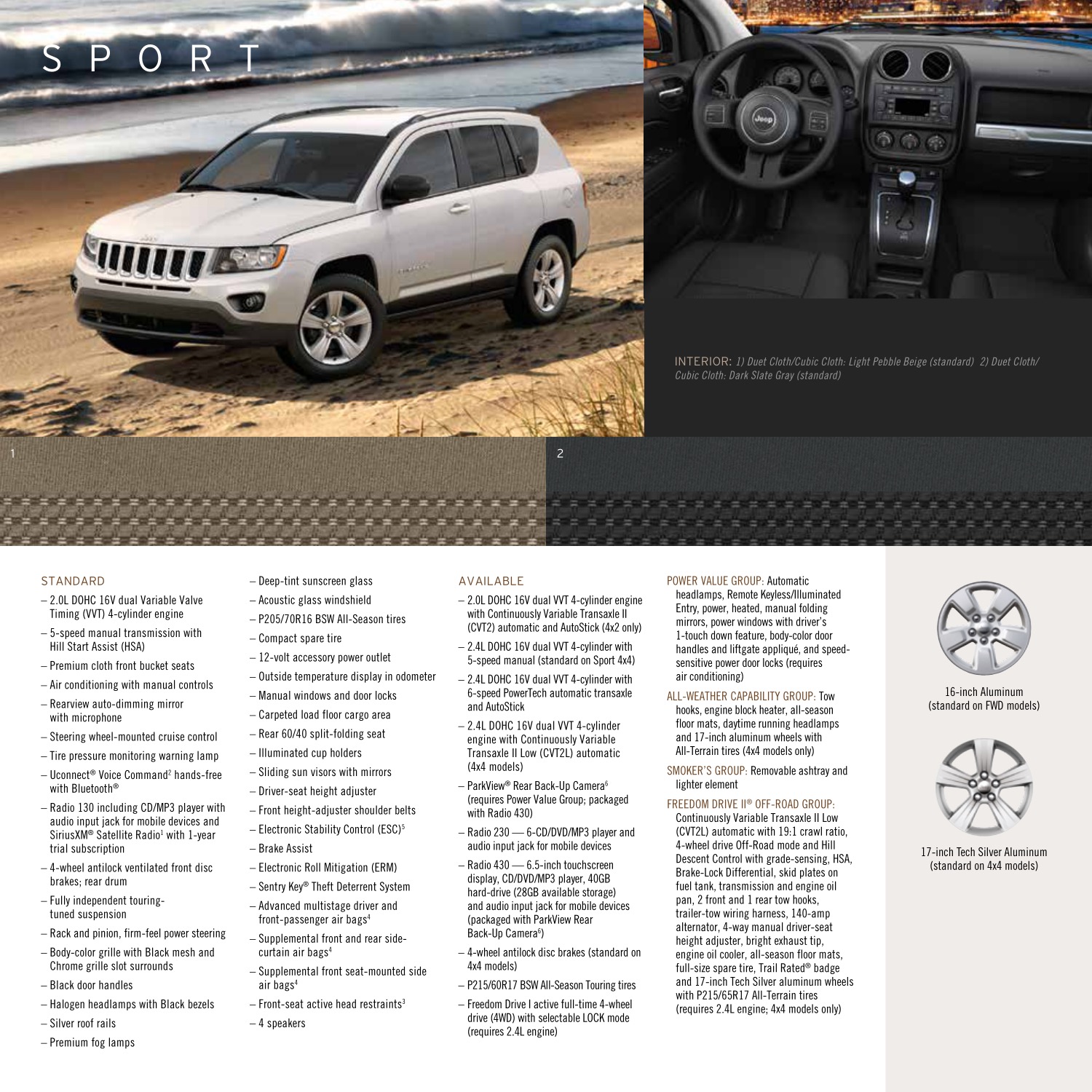 2017 Jeep Compass Brochure Page 11
